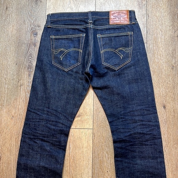 The Flat Head F2001 Dark Wash Selvedge Jeans Size 29 - Picture 4 of 11